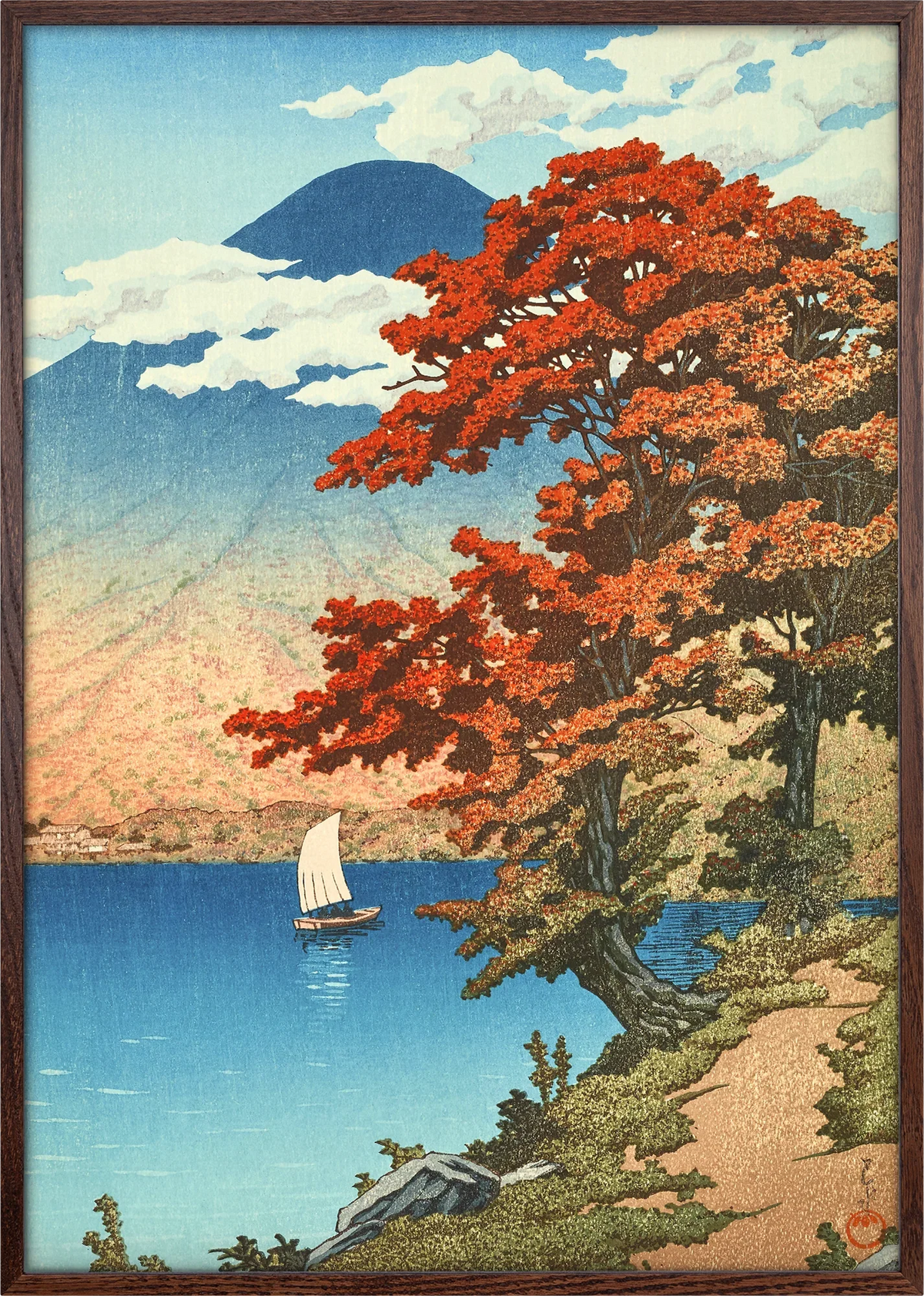 Chisato Lake Art Print