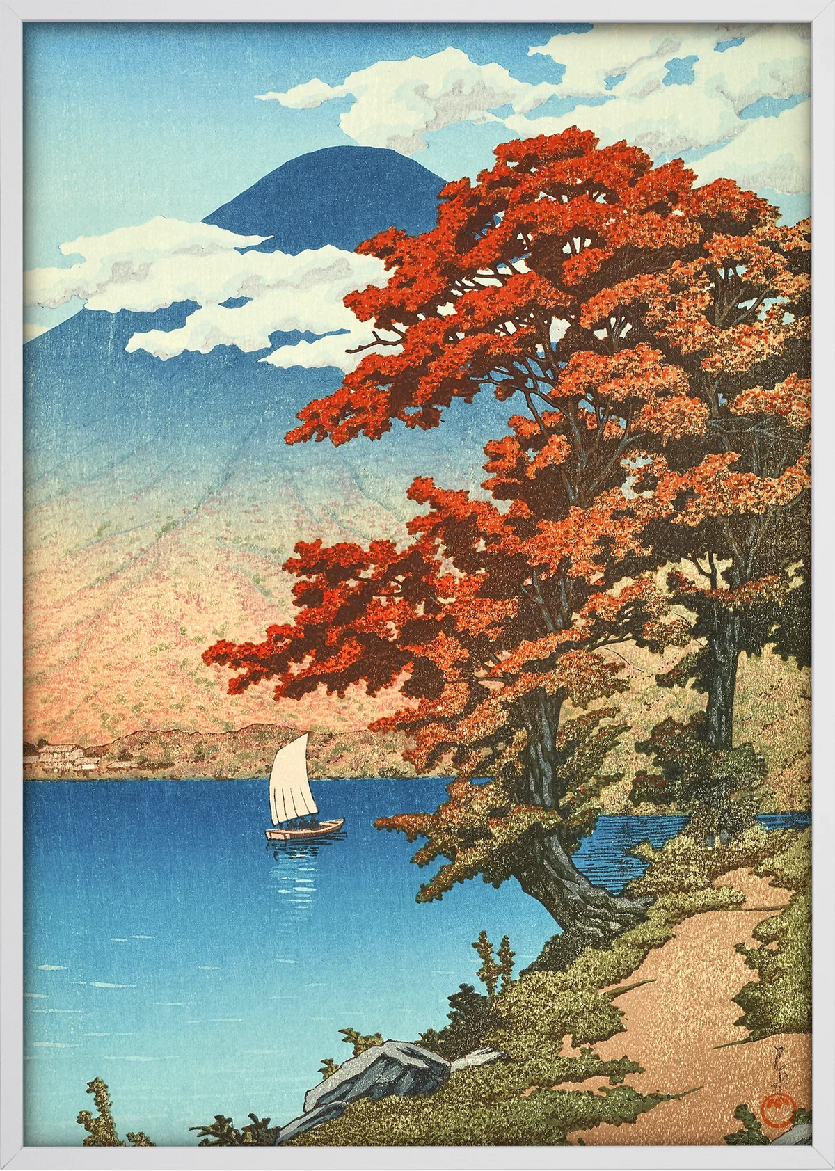 Chisato Lake Art Print