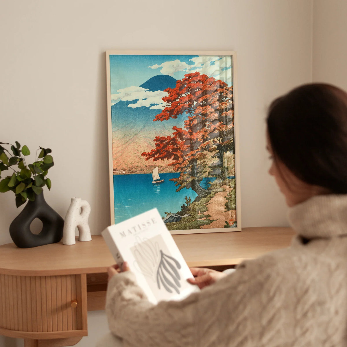 Chisato Lake Art Print
