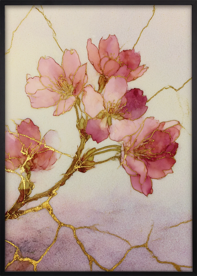Sakura Kintsugi Art Print