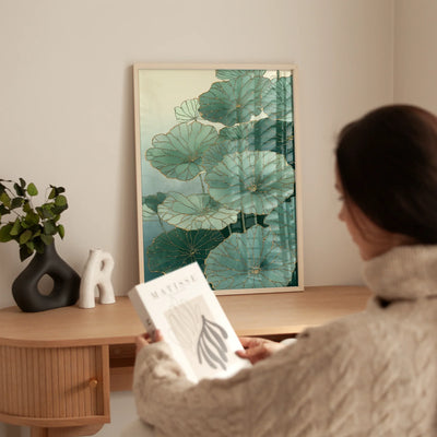 Kintsugi Lotus Art Print