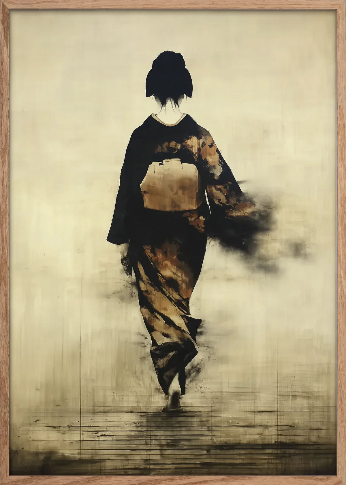 Hana Kimono Art Print