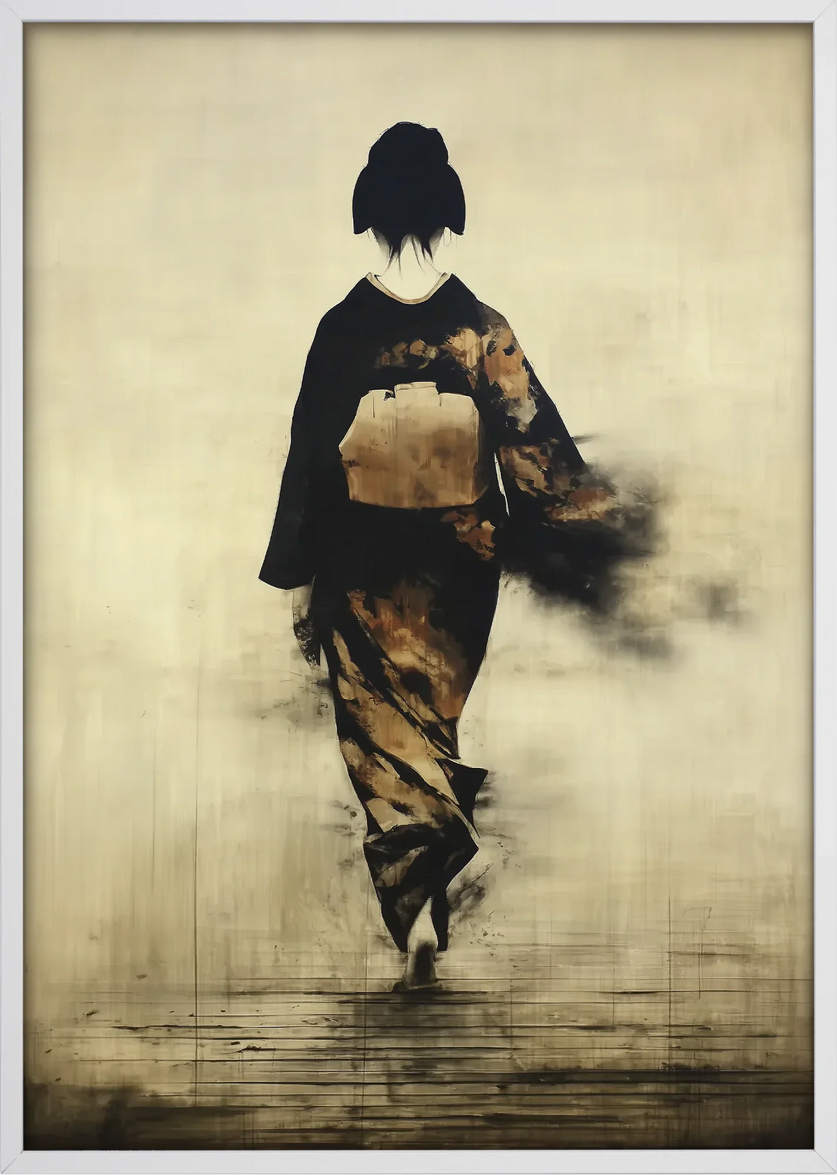 Hana Kimono Art Print