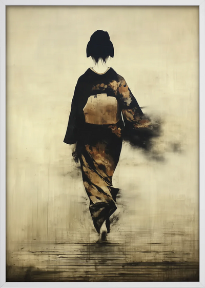 Hana Kimono Art Print