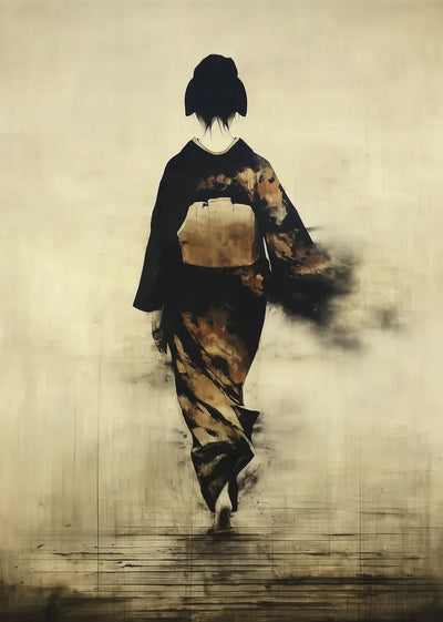 Hana Kimono Art Print