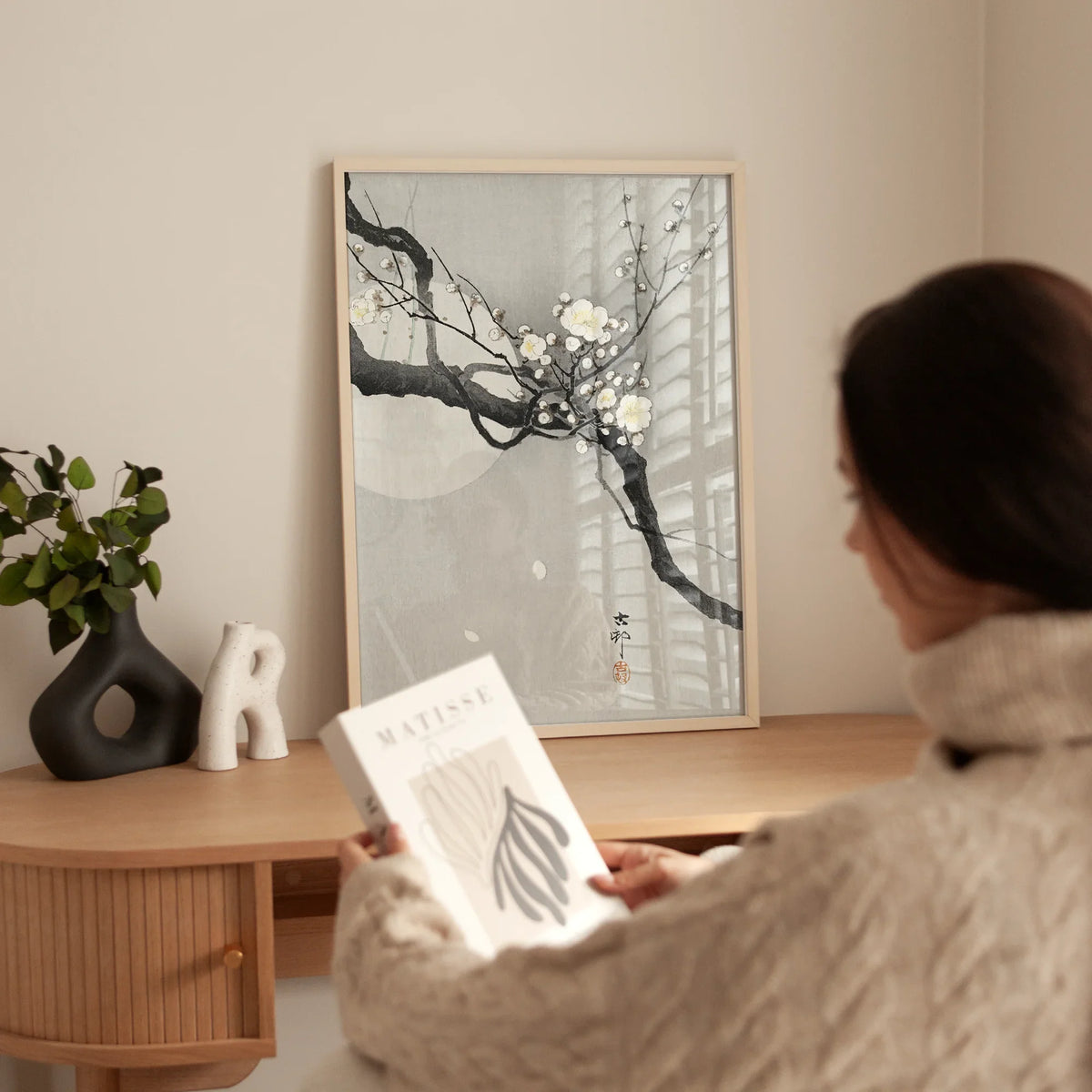 Tsukihana Plum Art Print