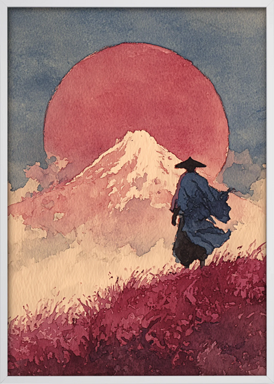 Akatsuki Samurai Art Print