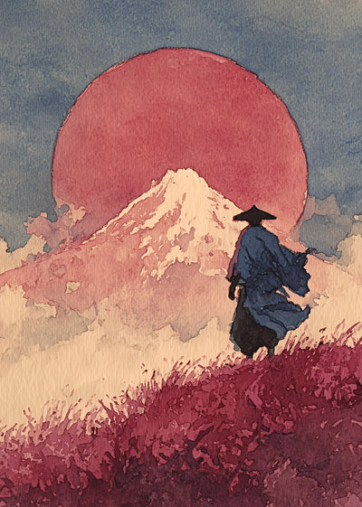 Akatsuki Samurai Art Print