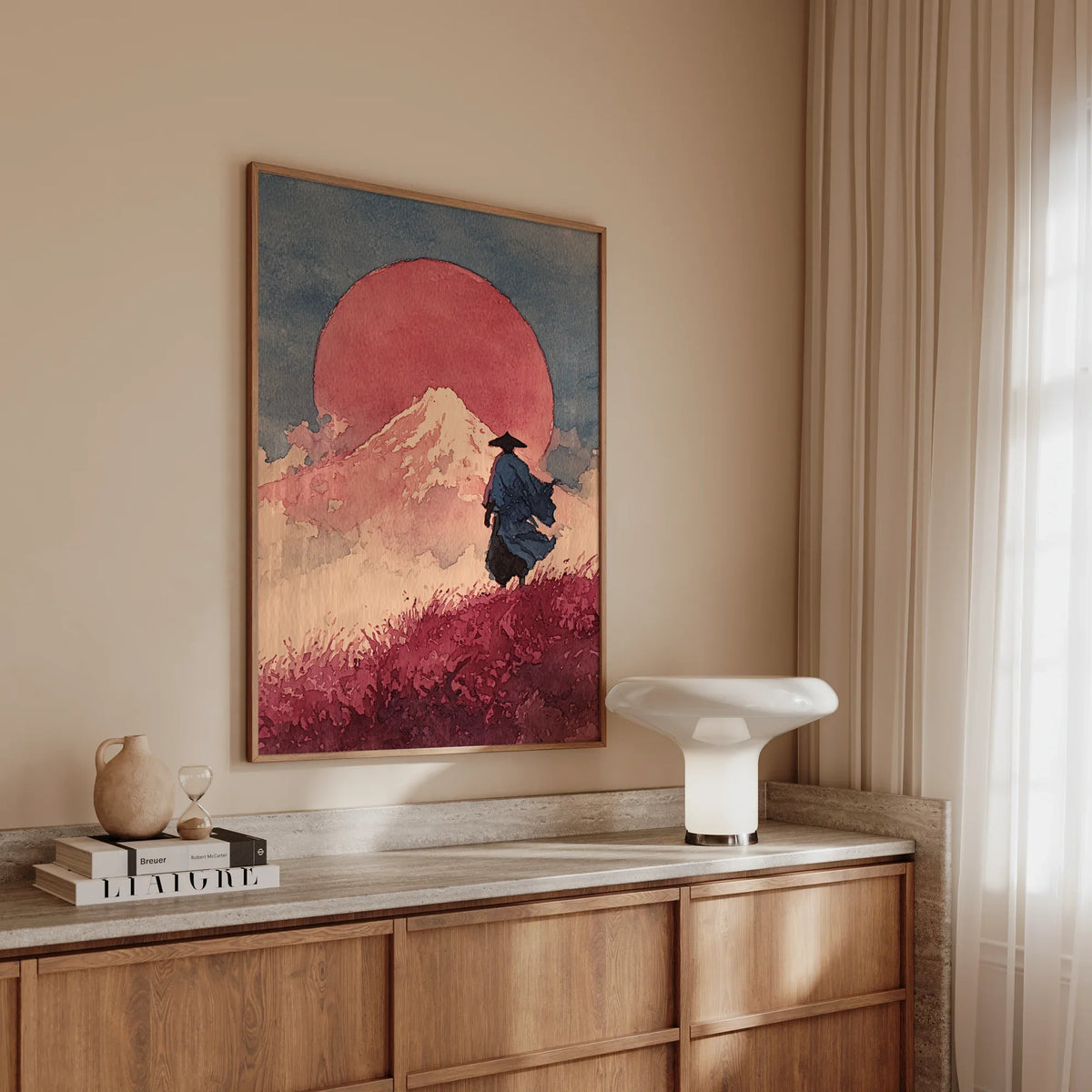 Akatsuki Samurai Art Print
