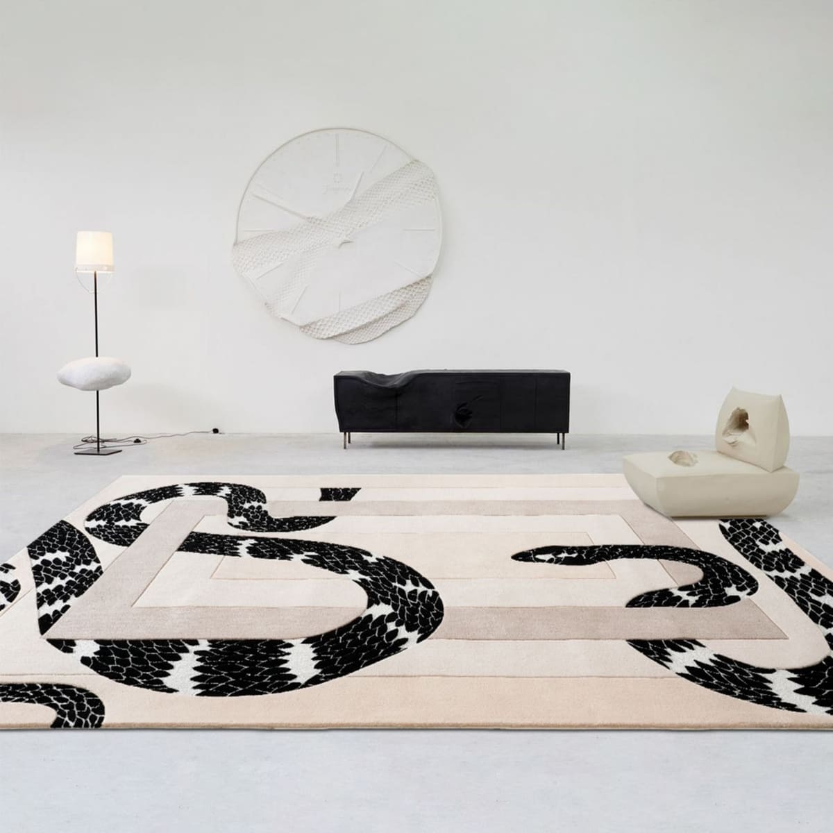 Kaze Rattlesnake Wool Rug