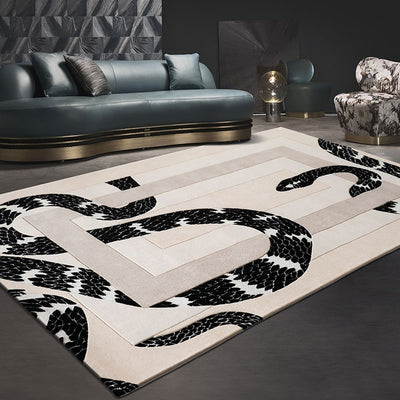 Kaze Rattlesnake Wool Rug