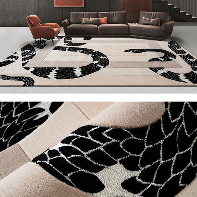 Kaze Rattlesnake Wool Rug