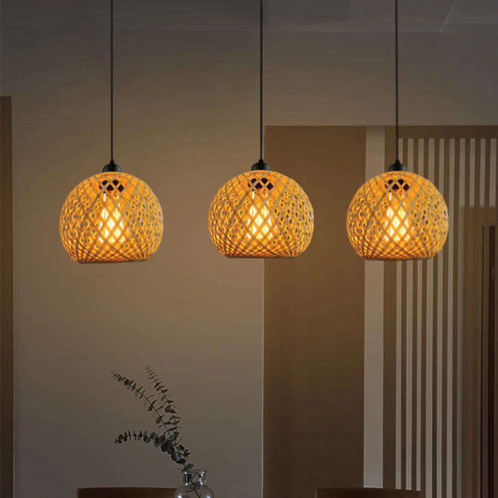 Haru Bamboo Pendant Light
