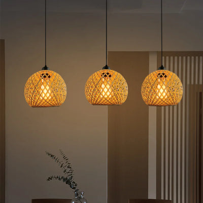 Haru Bamboo Pendant Light