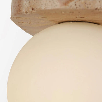 Travira Glass Stone Wall Lamp