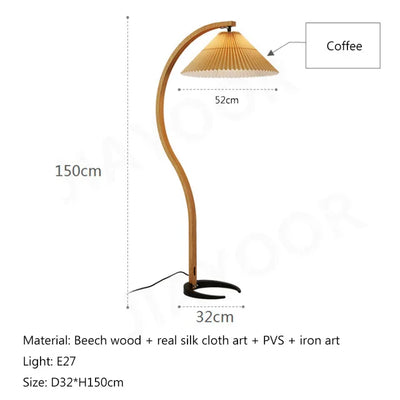 Lunara Pleated Floor Lamp