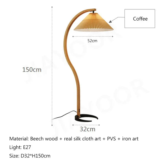 Lunara Pleated Floor Lamp