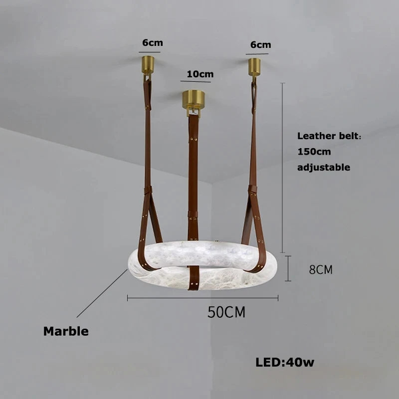 Marbelle Strap Chandelier