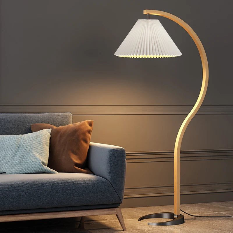 Lunara Pleated Floor Lamp