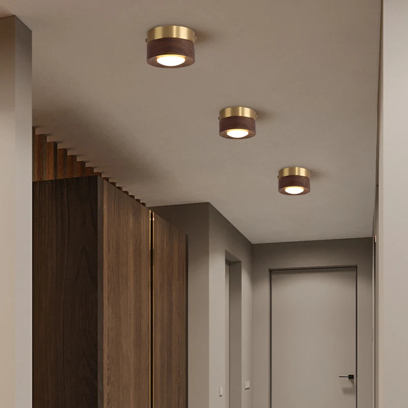 Walnix Wood Ceiling Light