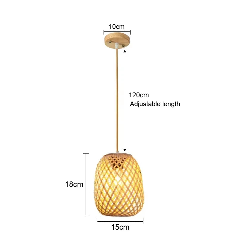 Ren Rattan Pendant Light