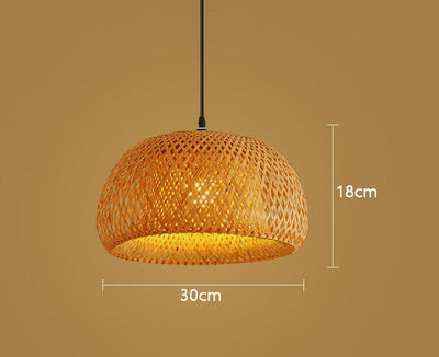 Hikari Bamboo Lantern Pendant Light