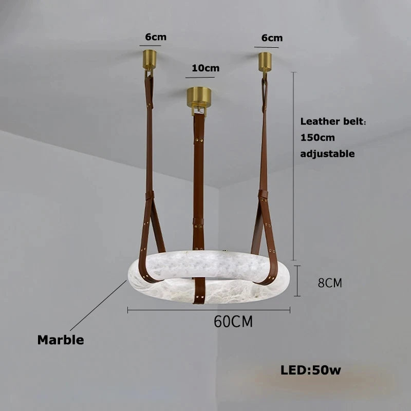 Marbelle Strap Chandelier