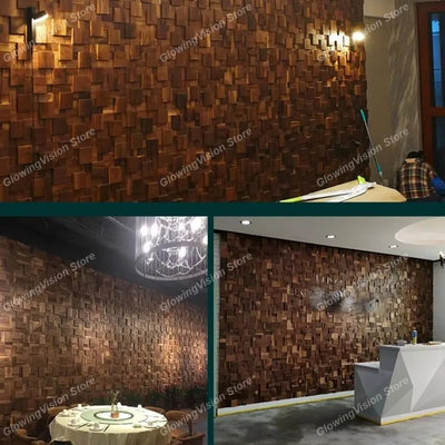 Walnix 3D Wood Wall Panel