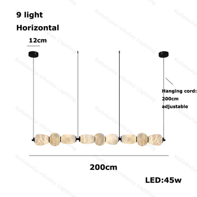 Kagekuro Marble Pendant Chandelier