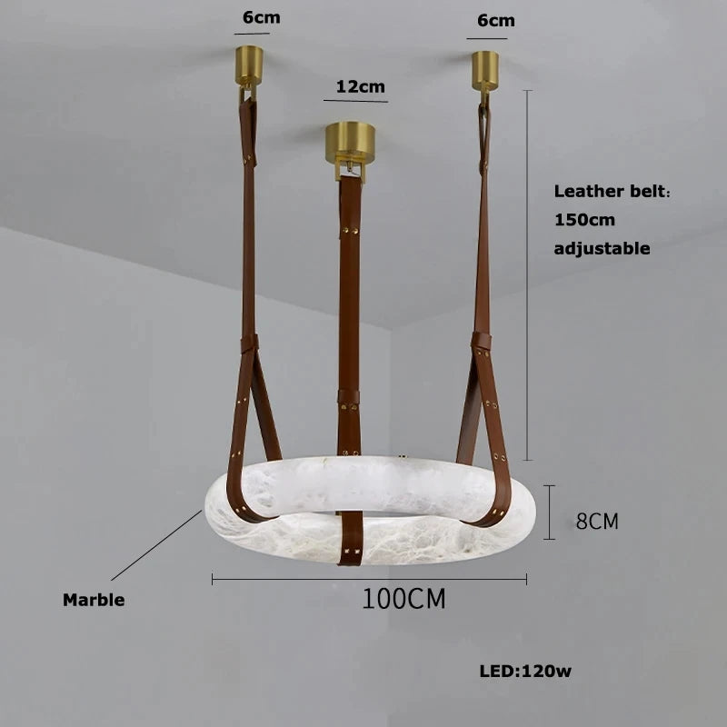 Marbelle Strap Chandelier