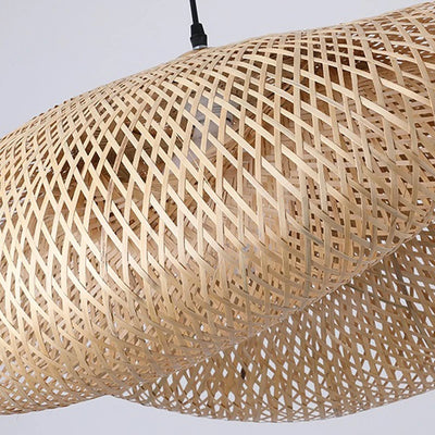 Ravena Rattan Chandelier