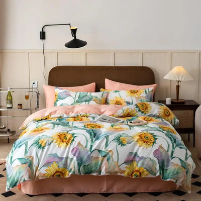 Mingay Tropical Leaves Bedding Set