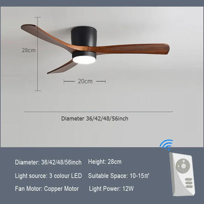 Virex Flush Ceiling Fan Light