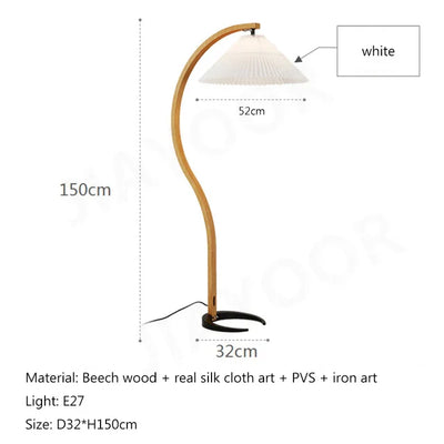 Lunara Pleated Floor Lamp