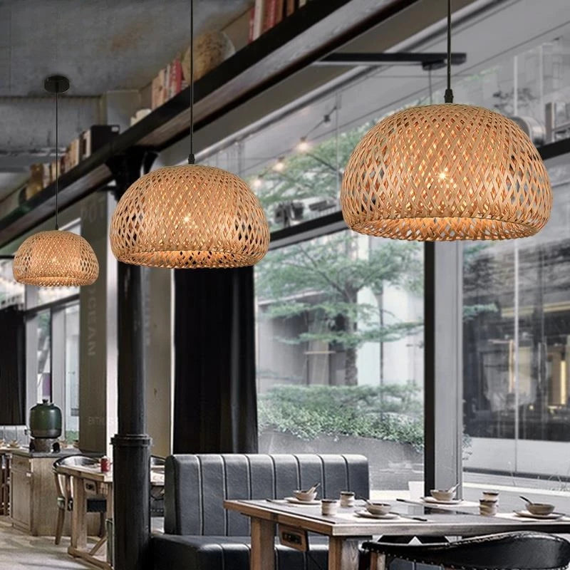 Haru Bamboo Pendant Light