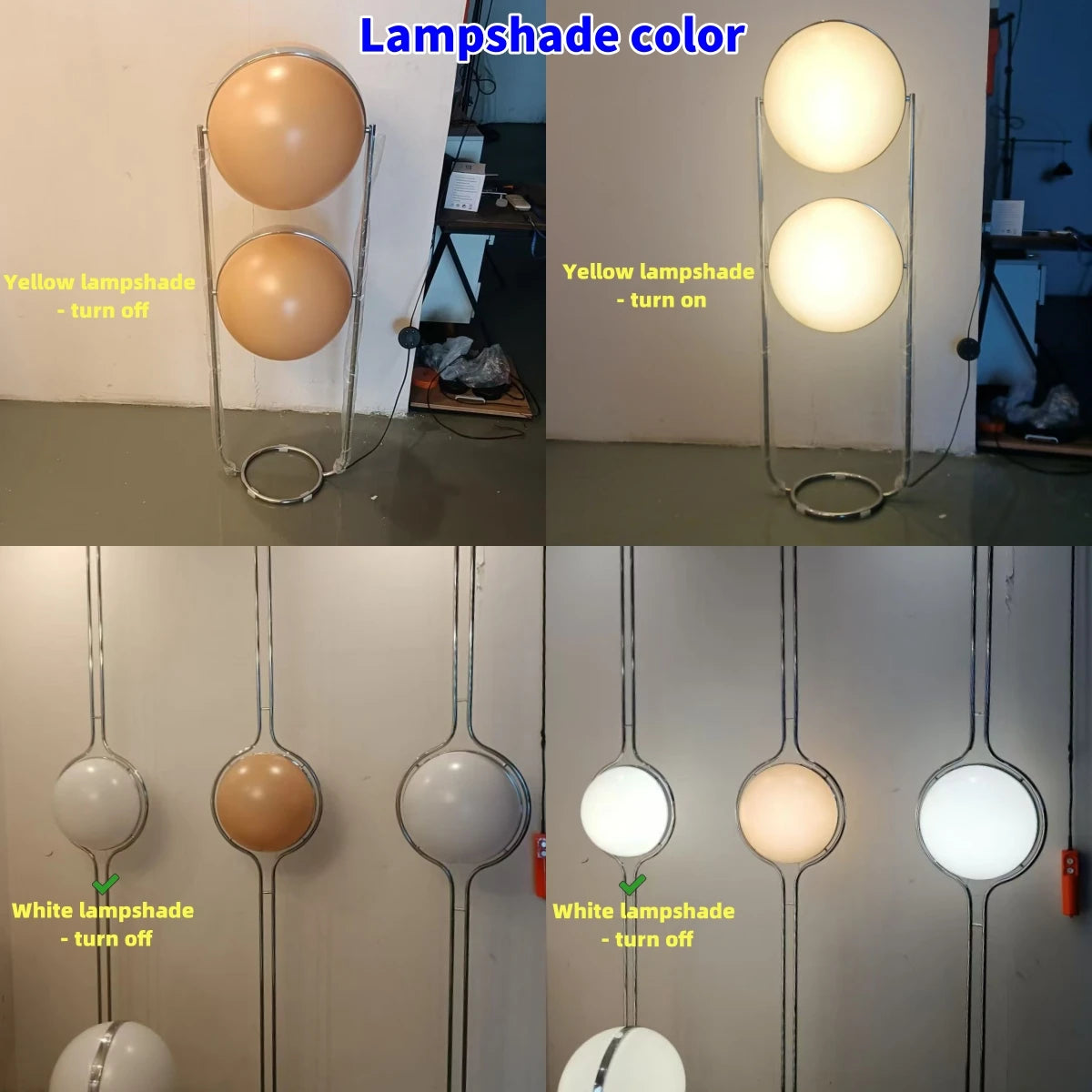 Orballa Chrome Floor Lamp