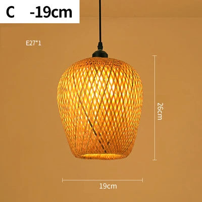 Ravena Rattan Chandelier