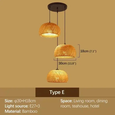 Braida Rattan Pendant Light
