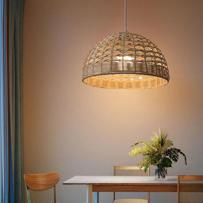 Ren Rattan Pendant Light
