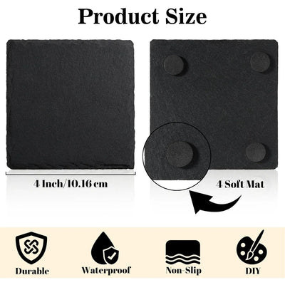 Kai Slate Coaster Set