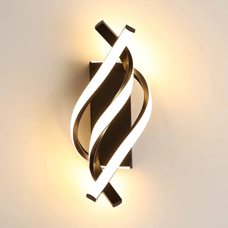 Kuroi Spiral Wall Lamp