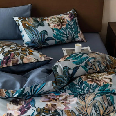 Mingay Tropical Leaves Bedding Set
