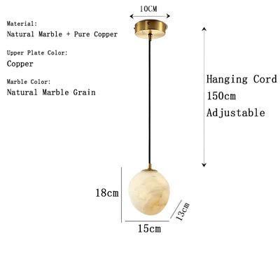 Kōrin Marble Chandelier