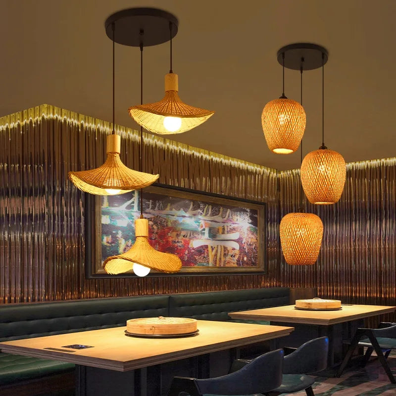 Braida Rattan Pendant Light
