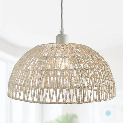 Mori Woven Rattan Pendant Light