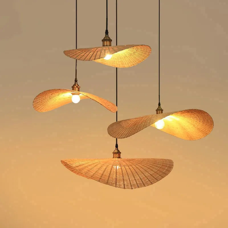 Ravena Rattan Chandelier