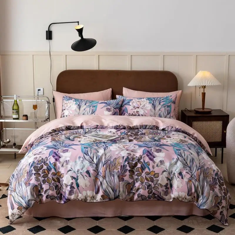 Mingay Tropical Leaves Bedding Set