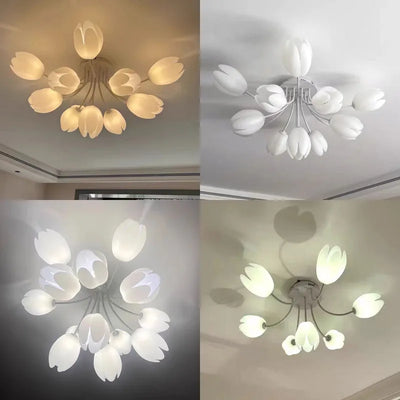 Tsubomi LED Ceiling Light Tulip Design
