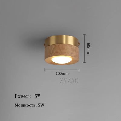 Walnix Wood Ceiling Light