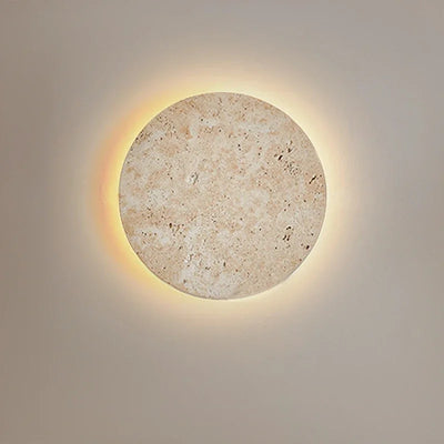 Suna Yellow Cave Stone LED Wall Sconce